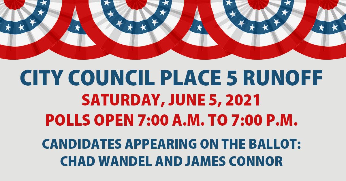 Election Filing Period for May 2, 2020 Ballot: January 15 through 5:00 p.m. February 14, 2020