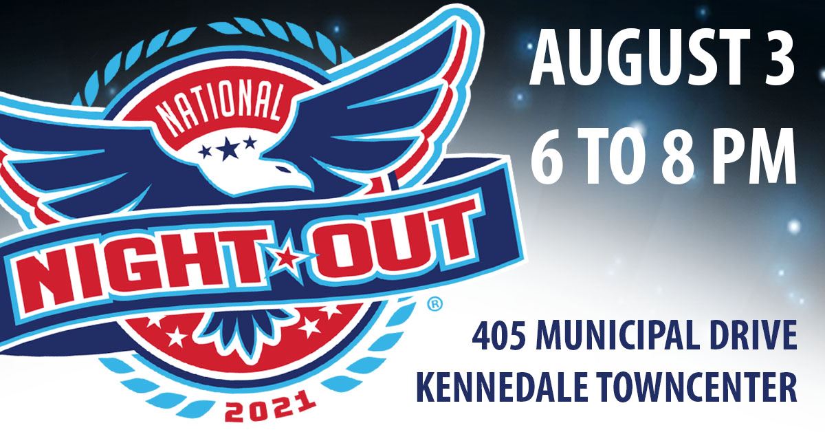 National Night Out: August 3, 2021 in Kennedale TownCenter (405 Municipal Drive, Kennedale, TX)