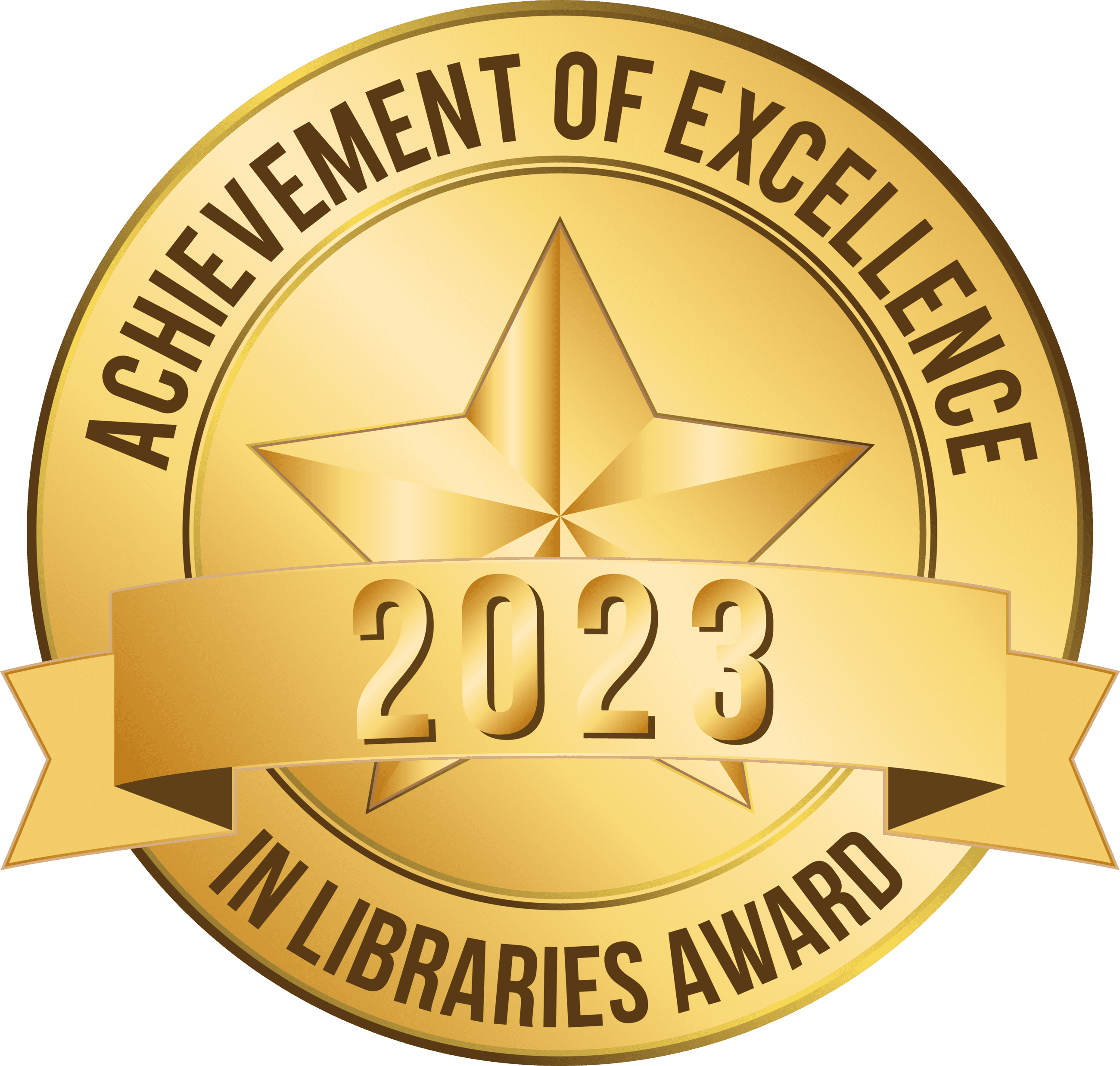 TMLDA Award Badge for the Award for Library Excellence 2023