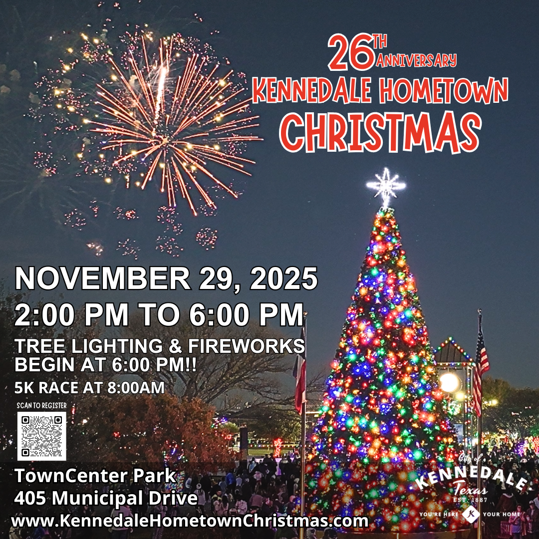 Hometown Christmas information flyer