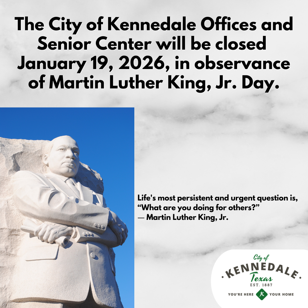 Martin Luther King, Jr. Day closure information