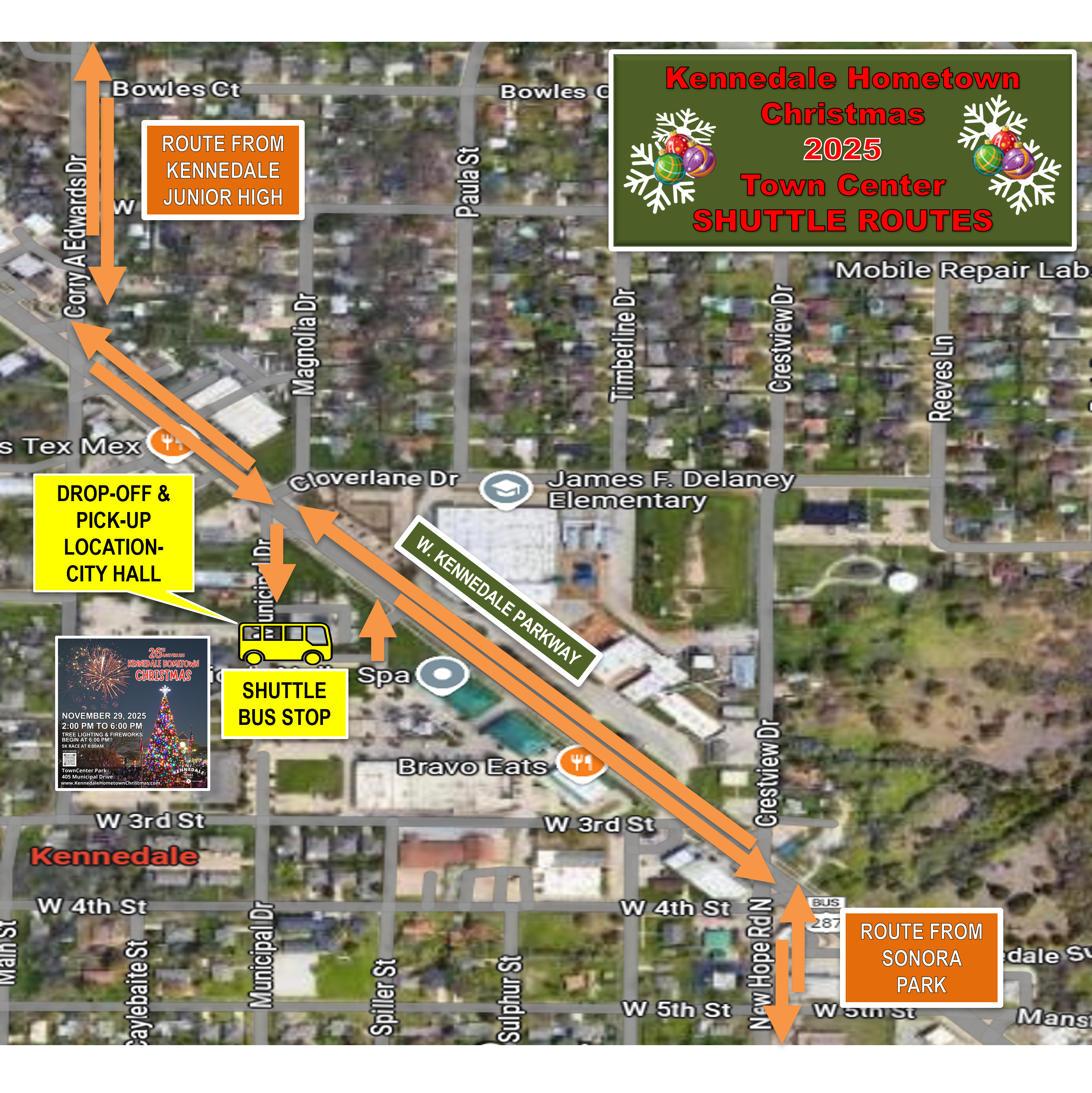 2024 KHC Shuttle map