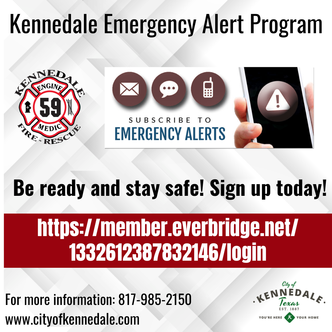 Kennedale Emergency Alert Program Information